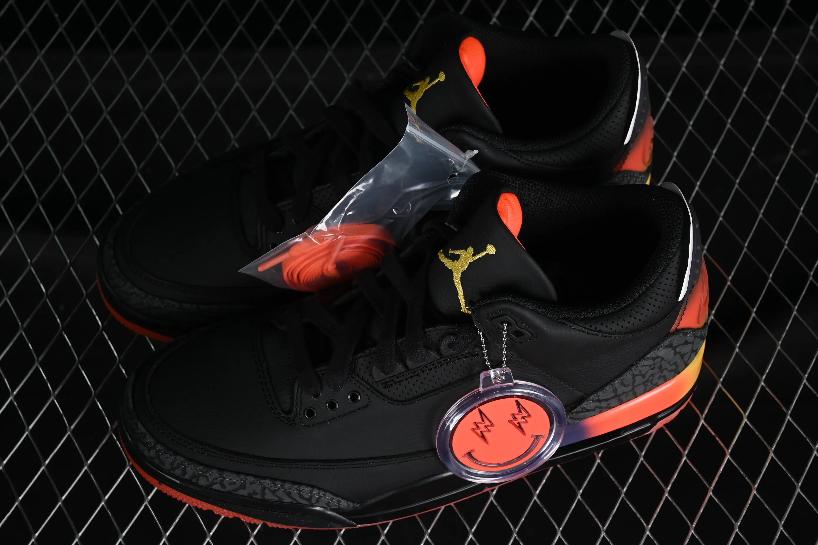 All categories Air Jordan Jordan series basketball shoes Air Jordan 3 foreign trade version Air Jordan 3 "Rio" AJ3 Joe 3 black rainbow FN0344-001